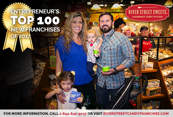 River Street Sweets Entrepreneur Franchise 100 list