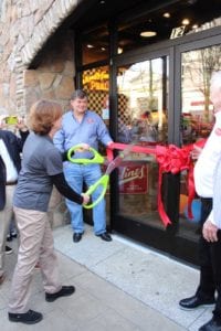 Lisa Warriner at her Greenville, SC ribbon cutting February 8, 2019